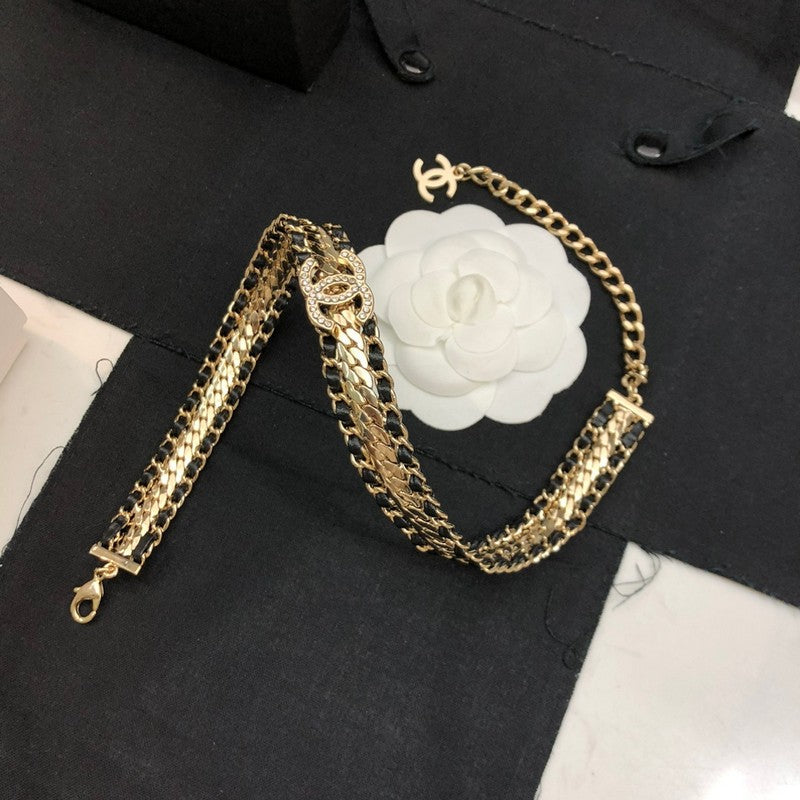 18K  Chanel Strass Necklace